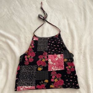 Forever 21 floral halter top